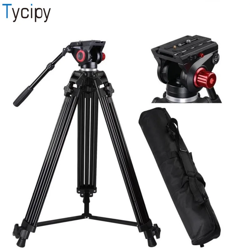 Buy Tycipy Professional Camera Tripod DV Hydraulic Damping Head Tripod 1.8