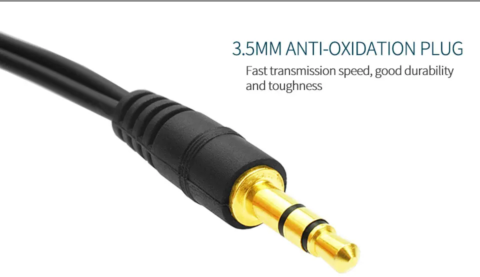 3.5mm Jack Male to 2 Female Headphone Splitter Audio Cable 3.5mm Splitter Adapter Aux Cable for iPhone Samsung MP3 Playe (7)