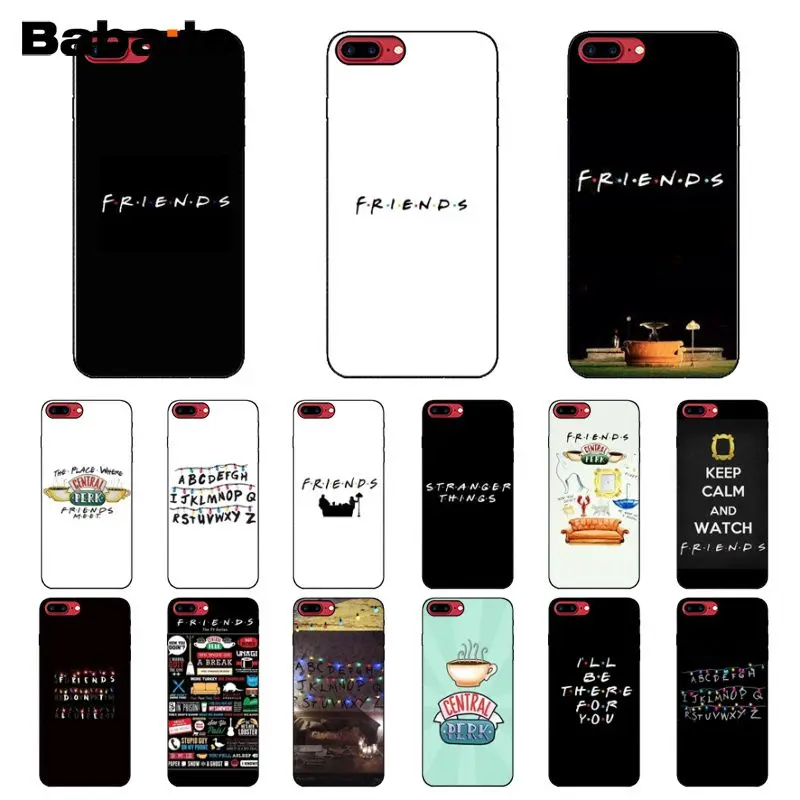 

Babaite Central Perk Coffee friends tv show Black TPU Phone Case Cover for Apple iPhone 8 7 6 6S Plus X XS MAX 5 5S SE XR Cover