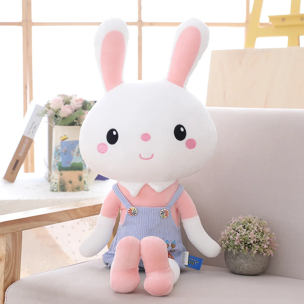 

New Cute Rabbit Doll Rabbit Plush Toy Creative Pillow Christmas Gift High Quality Plush Toy Girl Birthday Gift Free Shipping