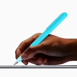 Жесткий ПК прозрачный цветной защитный чехол для Apple Pencil-Pen Обложка держатель со встроенным зажимом для iPad Pro 9,7 12,9 10,5 ручка