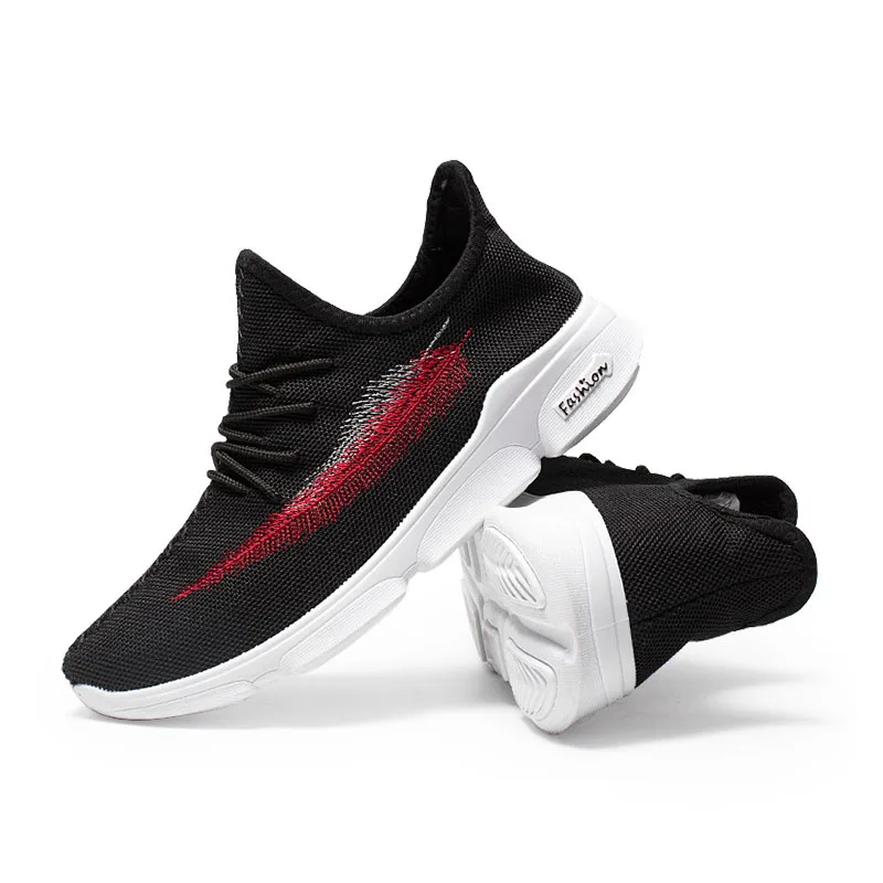 

[Free Shipping] Men Mesh Shoes Fashion light breathable Lace-Up casual shoes male Zapatillas Walking Running Outdoor Sneakers
