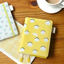 1 шт./Базовая Pocketbook печать обложек Обложка японский свежий PU лицевой внутренний основной руководство