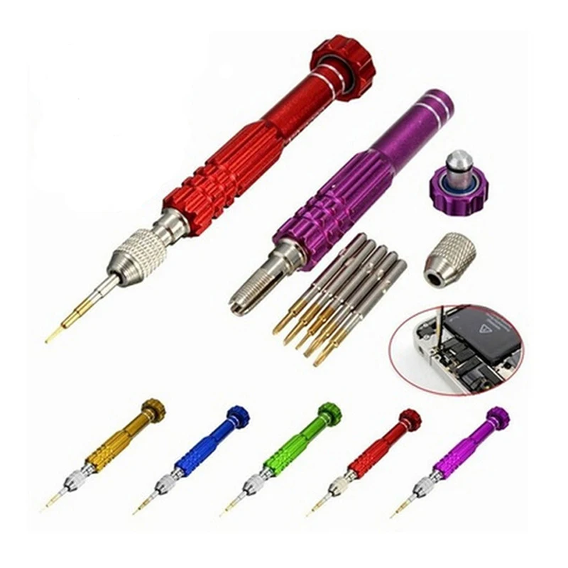 

5 in 1 Precision Torx Screwdriver Set Cellphone Watch Repair Tool Kit A29