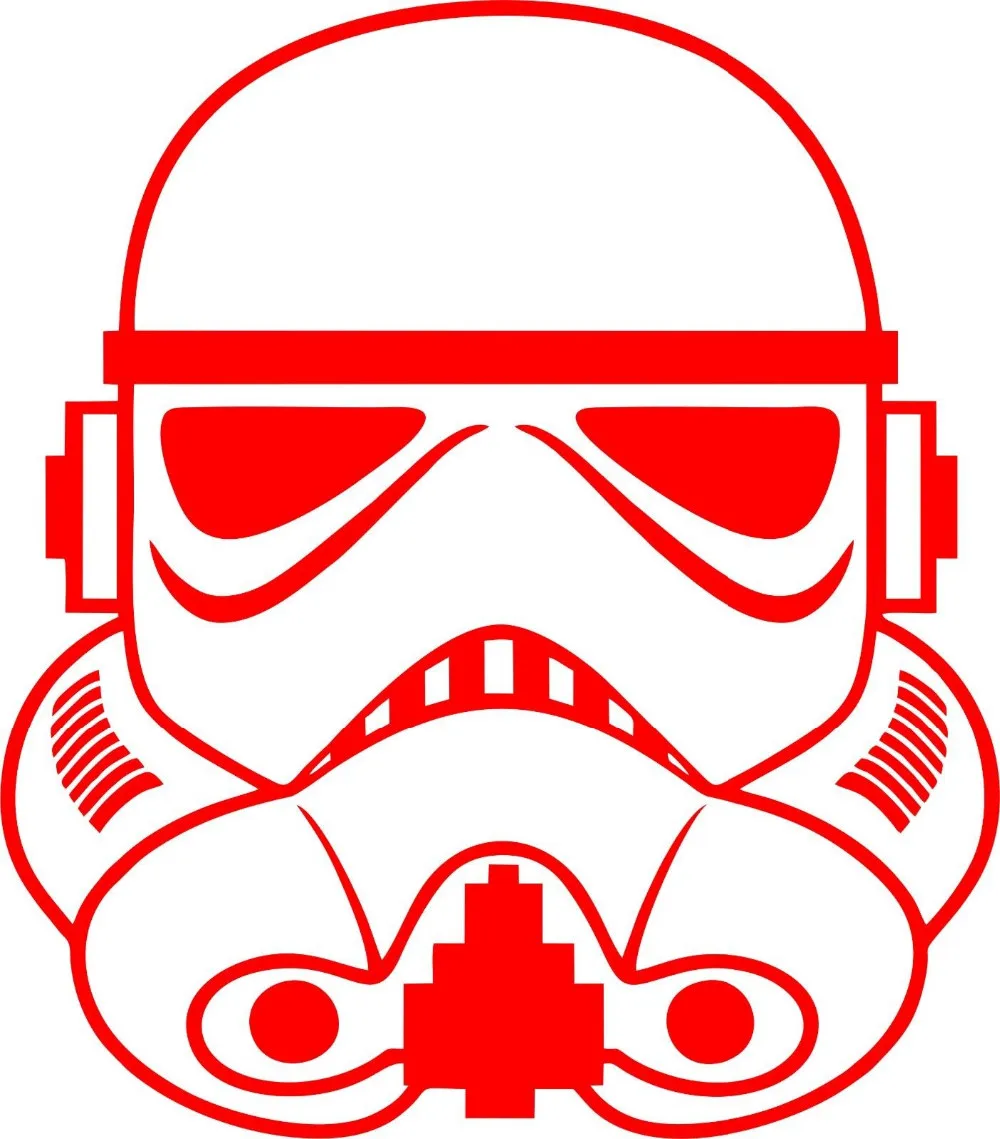 شحن مجاني Stormtrooper الجدار ملصق صائق-ستار وورز-إمبراطورية-سيارة ، قرص ، نافذة ، قارب
