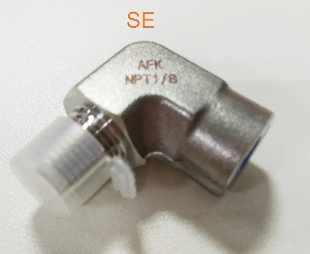 Уличный локоть 1/" 1/4" 3/" 1/2" 3/" Женский NPT x Мужской NPT 316 фитинги из нержавеющей стали