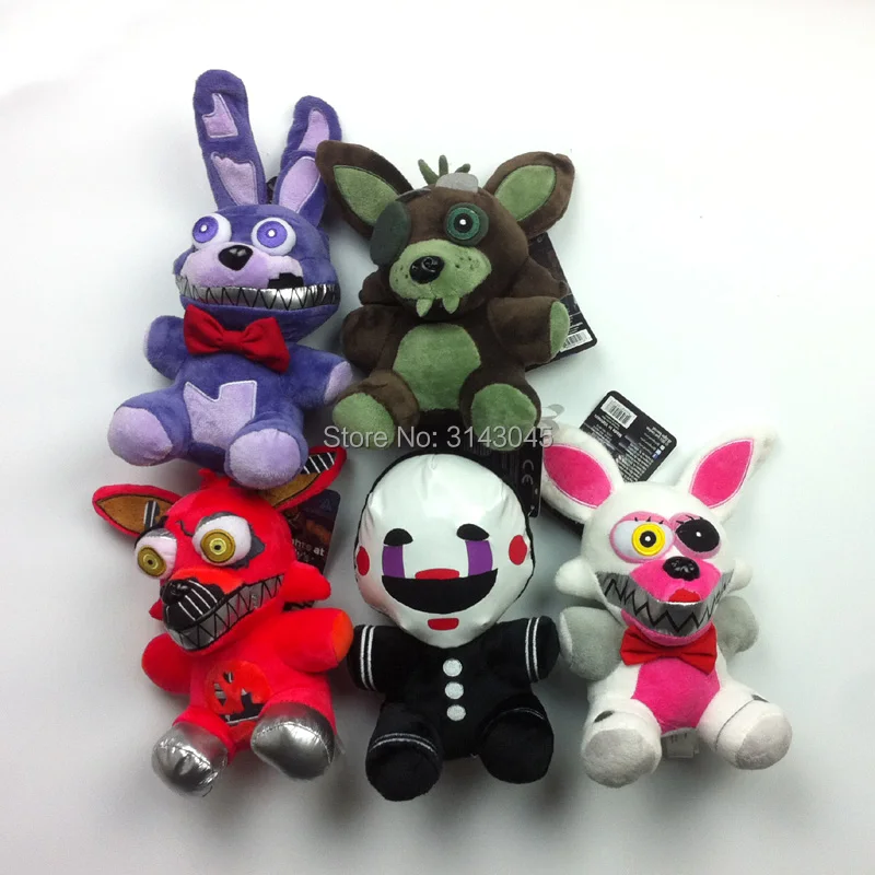 15 18 см Five Nights At Freddy's FNAF медведь лисица баллора эннард Funtime Фредди мультфильм игры