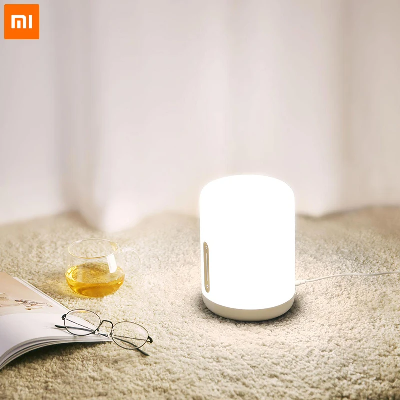 Xiaomi кровать свет прикроватная лампа умный стол светодиодные лампочки Красочные