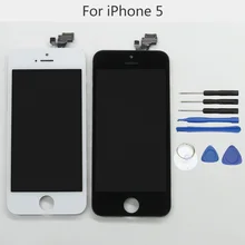 100% Testé Haute Qualité LCD Écran pour Apple iPhone 5 Pas de Dead pixel 4 “affichage remplacement avec outil kits LIVRAISON GRATUITE