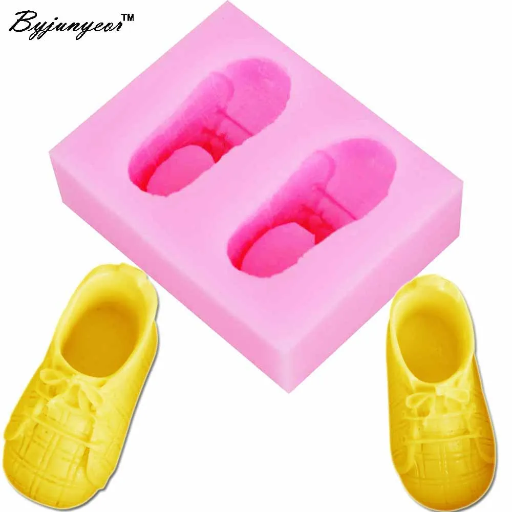 

Byjunyeor Basketball Shoes Soap Silicone Mold Chocolate Pastry Mould Pudding Ice Cube Mold Fondant Cake Decoration Baking M798