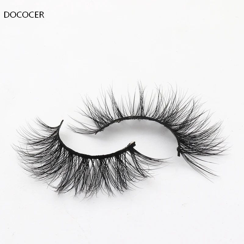 

Mink Eyelashes 100% Cruelty free Handmade 3D Mink Lashes Full Strip Lashes Soft False Eyelashes Makeup Lashes E12 Makeup DOCOCER