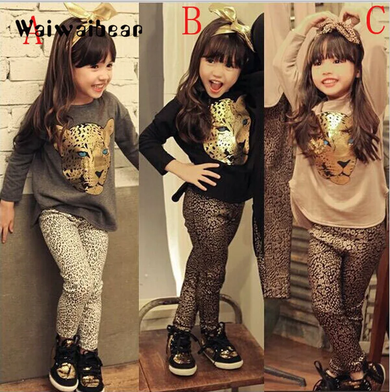 

Children Clothing Set Winter Autumn Baby Kids Clothes Long-sleeved shirt+Pant Sport Suit For Girls Fall Baby Kids Clothes