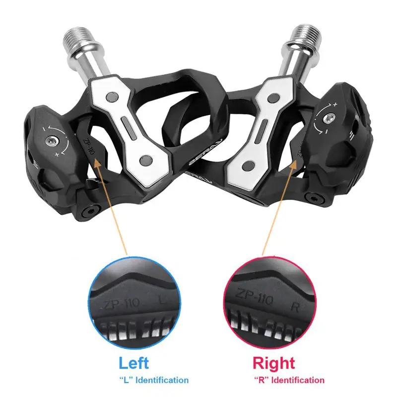 

ZERAY 110S Professional Bicycle Pedal with cleat Cycling Bike Pedal Clip Pedales Carbon Fiber Road Bike Pedal