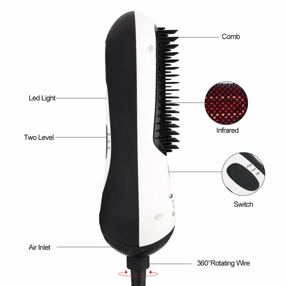 Buy Professional Anion Infrared Hair Dryer Brush