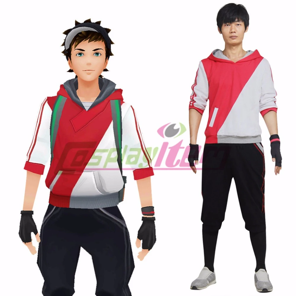 Custom Made Adult Mens Pokemon Go Cosplay Costume Anime Pokemon Go Trainer Suite D0801 Cosplay Costume Cosplay Costume Animecostumes Anime Aliexpress