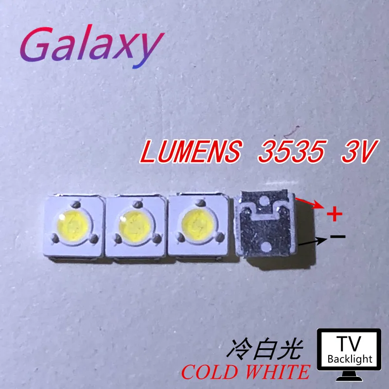 LUMENS 400pcs LED Backlight 1W 3V 3535 3537 Cool white LCD for TV Application | Лампы и освещение