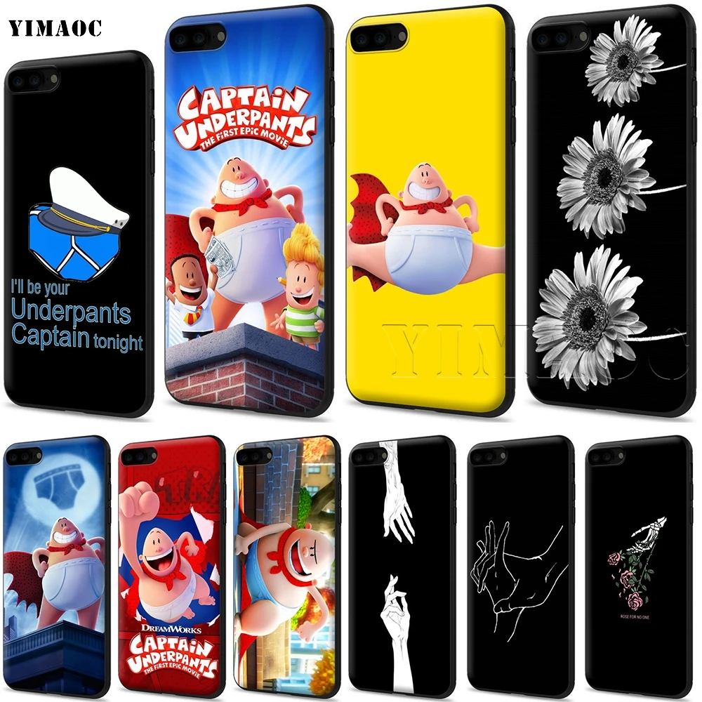 YIMAOC Captain Underpants Soft Case for Apple iPhone SE 2020 5 5s 6 6s 7 8 Plus XR X Xs 11 12 Pro Max mini | Мобильные телефоны и
