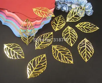 

Metal Gold Little Leaves DIY Jewelry Materials G1111