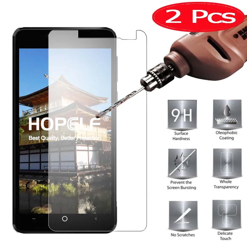 

2 Pieces HOPELF Screen Protector for Leagoo Kiicaa Power Tempered Glass 2.5D 9H Phone Tempered Glass for Leagoo Kiicaa Power