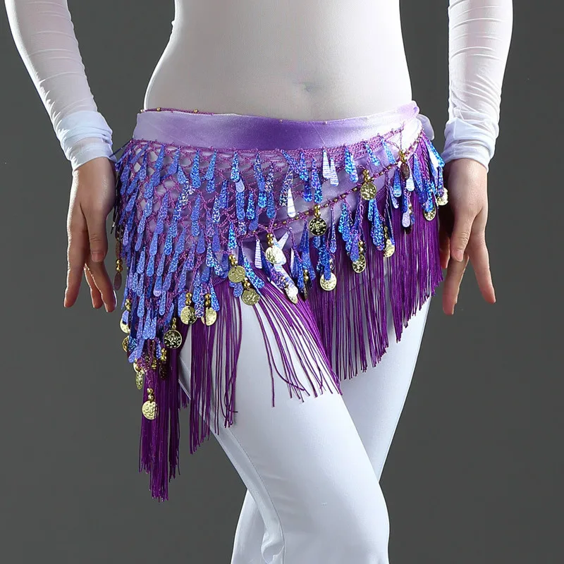 Треугольный шарф для танца живота с блестками кисточками|belly dance hip|hip scarfbelly hip scarf |