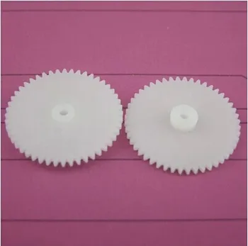 

Wholesale Spindle monolayer 482A plastic gear aperture 2MM motor reduction gear DIY model toy car accessories 0.5 modulus