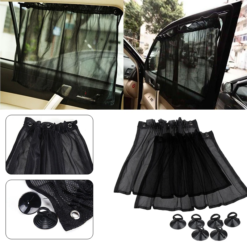 Buy Vehemo 2pcs Auto Car Curtain Side Window Car Sun