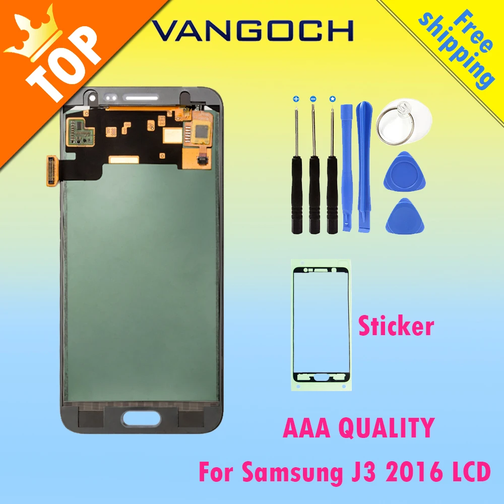 

A+++ Quality For Samsung J3 2016 J320 J320F SM-J320F OLED TFT Display LCD Screen Touch Screen Digitizer Assembly Replacement