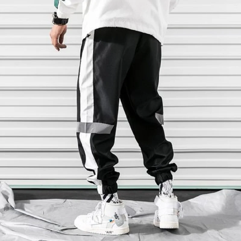 

Summer pants men 2019 fashion wild trend beam foot men's casual harem pants hip hop sports thin section overalls