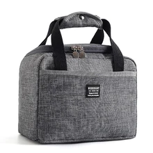 Удобная сумка для пикника, 14*24*17 см, красная сумка, фиолетовый светильник, серая, Оксфорд, изолированная, мягкая, охлаждающая, тепловая, высокое качество