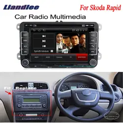 Для Skoda Rapid 2011 ~ 2012-Автомобильный Android-навигатор навигационное Радио ТВ dvd-плеер Аудио Видео стерео мультимедийная система