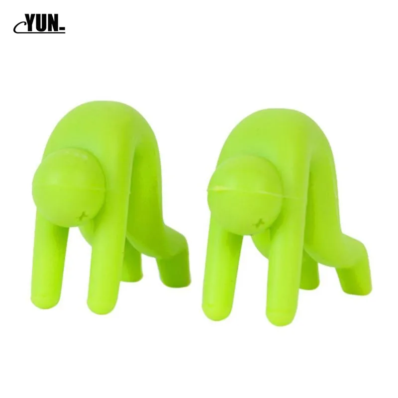 2PC Silicone Universial Anti-over flow Phone Bracket Raise Lid Prevents Soup Pot Overflow Tools Pot Rack Kitchen GadgetTools 8D (15)