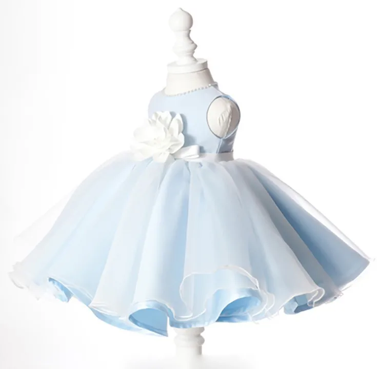 light blue baby dress