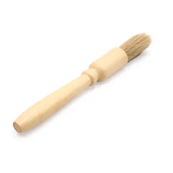

uxcell Beige Wooden Vehicle Car Dashboard Air Vent Outlet Cleaning Brush Duster