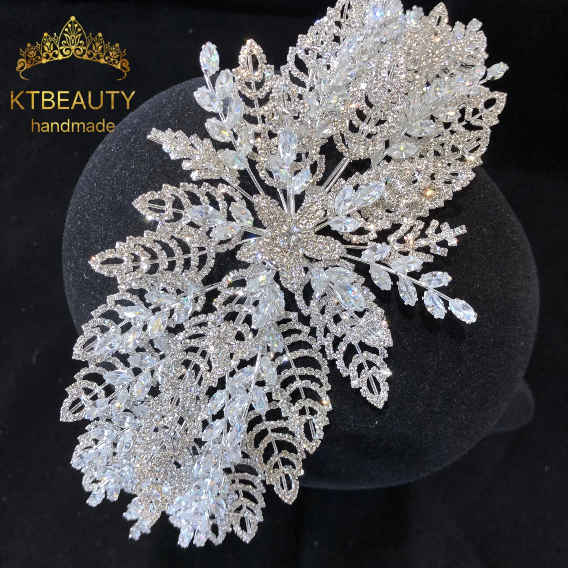 

New High Quality Rhinestone Zirconia Tiara Silver Fashion Headband Royal Bridal Wedding Dressing Crown Accessory Women Jewelry