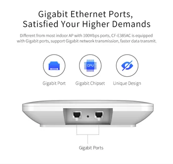 

COMFAST CF-E385AC Wireless ceiling AP wifi Router 2200Mbps Dual Band WiFi Access Point Antenna 48V poe Wi fi Signal Amplifier AP