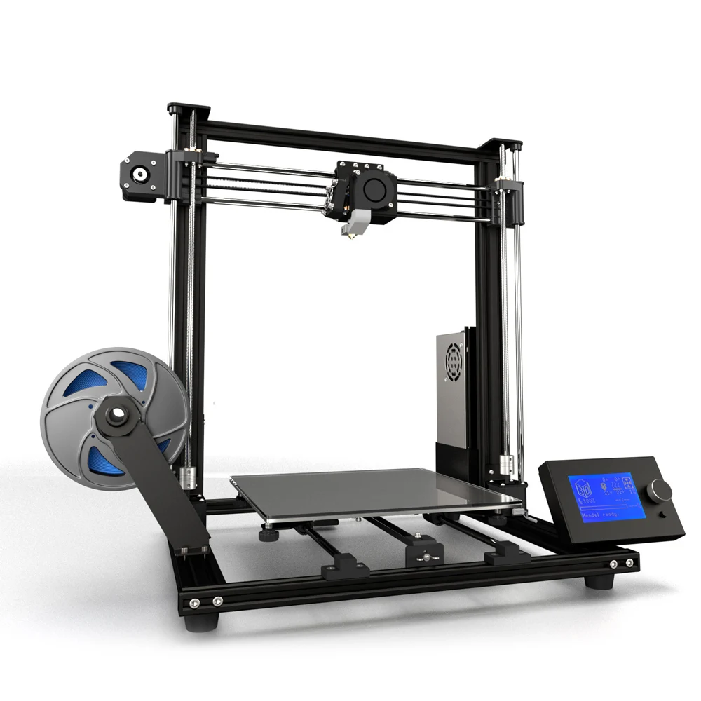 Anet A8 Plus Модернизированный Высокоточный DIY 3D принтер самосборка 300*300*350 мм большой