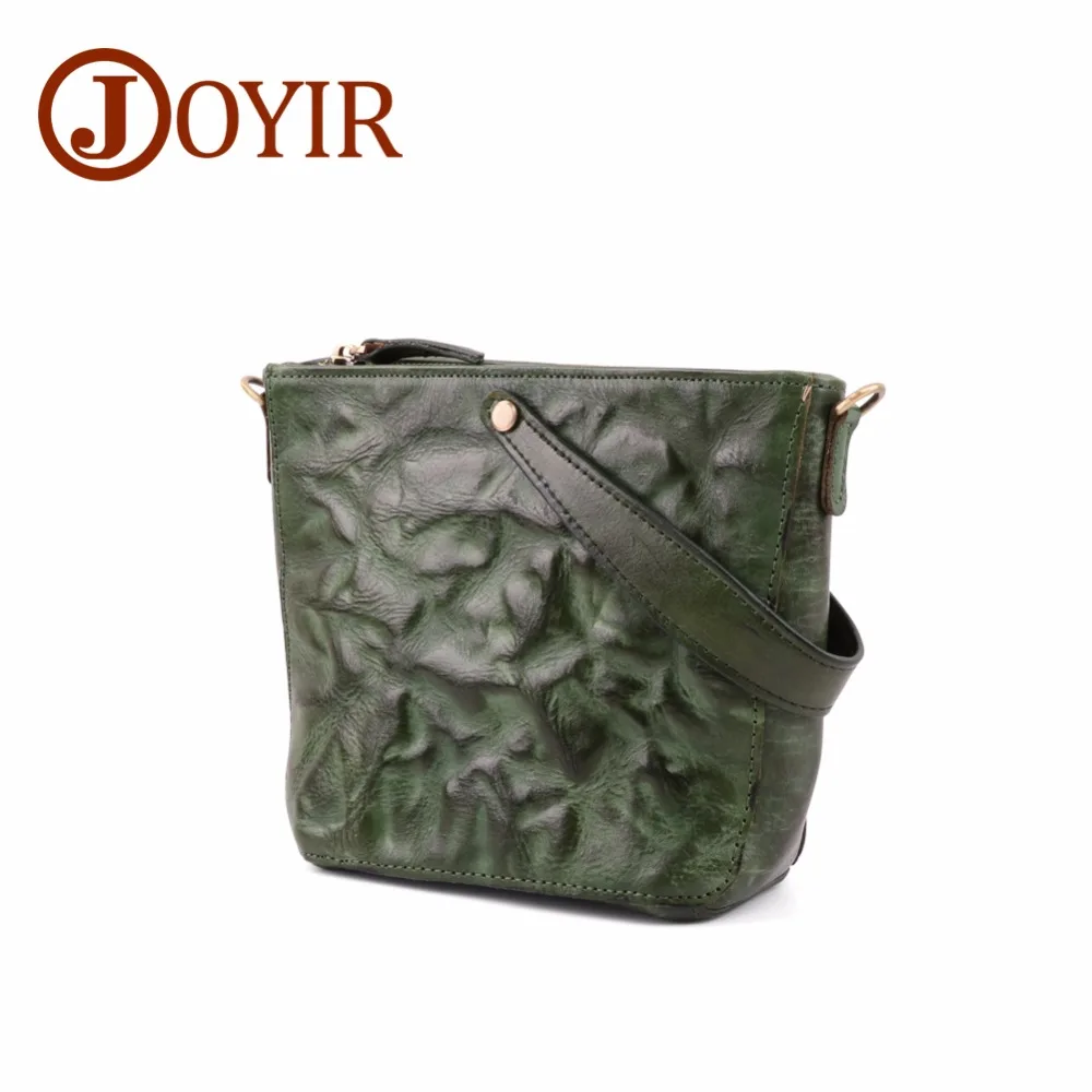 

JOYIR Messenger Bags Vintage Ladies'Genuine Leather Handbag Small Shoulder Bag Crossbody Bags For Women 2018 Tote Bolsa Feminina