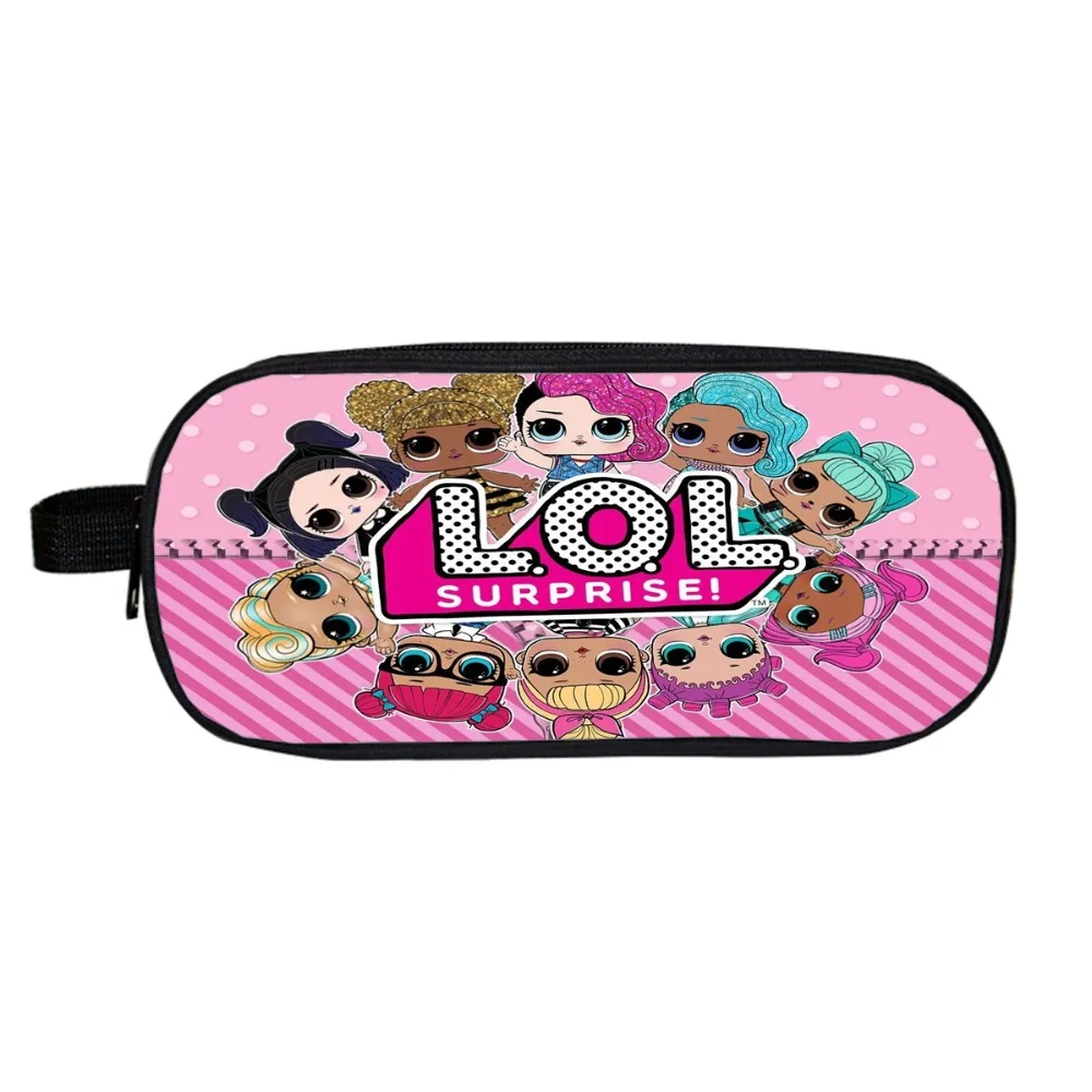 

Anime cute LoL Doll Pencil Holder Dream catcher Cosmetic Cases Girls Children Pencil Holder Case Kids cartoon Bag