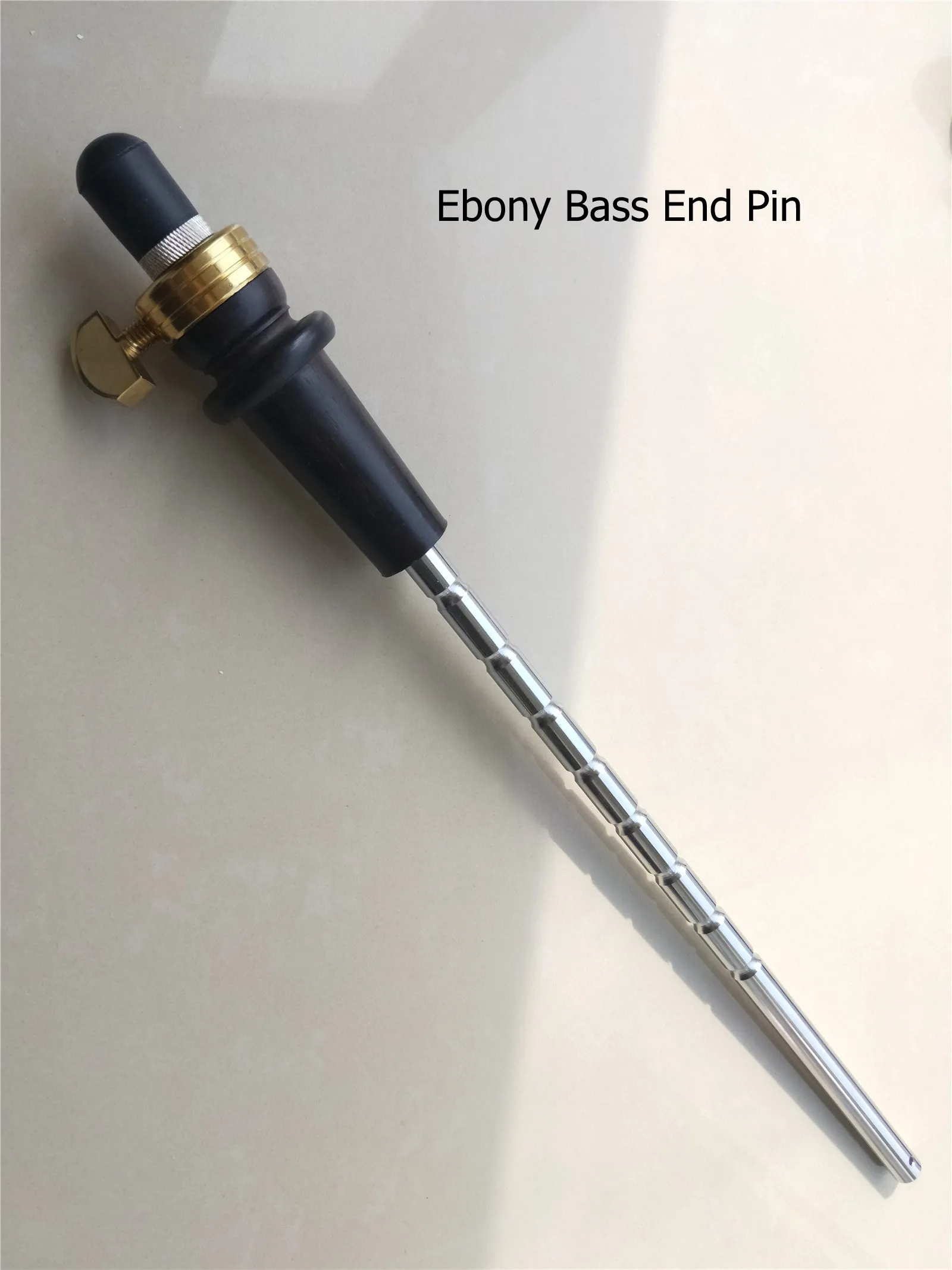 1 предмет контрабас конец контактный ebony end pin или углеродное волокно бас Конец pin 3/4 до 4/4 - Цвет: Ebony