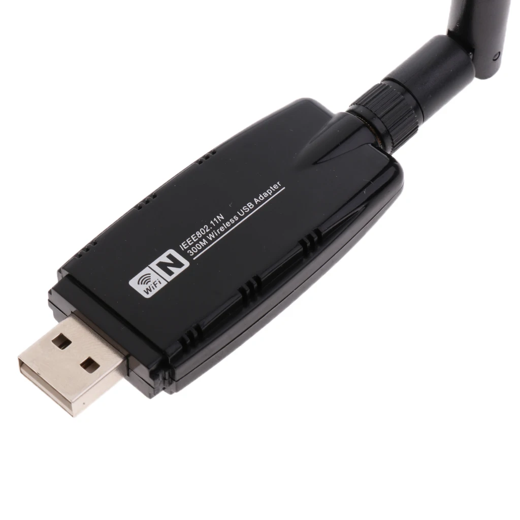 300M Wireless Adapter 2.4GHz Wifi Usb Dongle 5dbi High Gain External Antenna