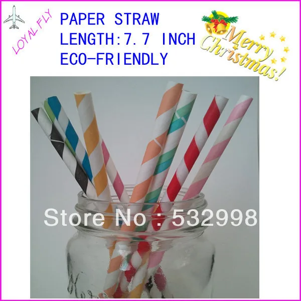 

free shipping 200pcs/lot paper straws for party favor paper party drink straw you can choose 30 kind color