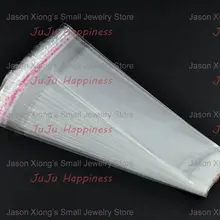 1000 шт. Ясно самоклеющиеся Печать Пластик упаковка Сумки ob1001