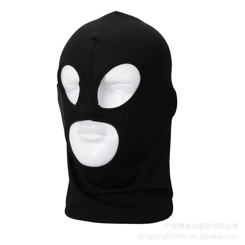 Three Hole Lycra Balaclava Tactical Airsoft Paintball Army Military