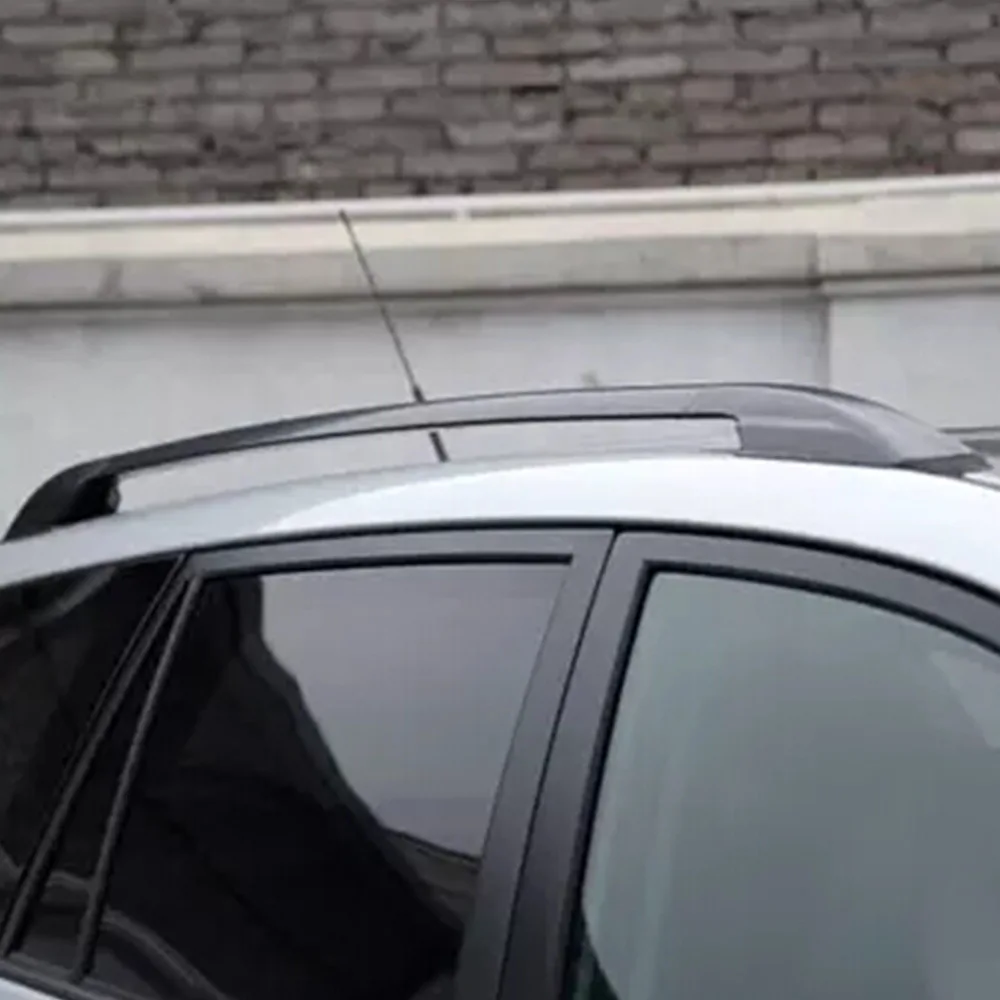 سقف لتويوتا rav4 rav 4 2009 2010 2011 2012 ناقلات الأمتعة سقف رف الأمتعة سقف سبائك الألومنيوم أسود حامل 2 قطع