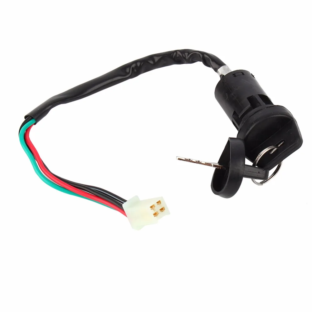 

4 Wire Ignition Key Switch 50 90 110 125 cc Fit Chinese ATV Go Kart TAOTAO Dirt Auto Car Styling
