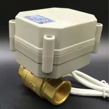 2-способ BSP 1/2 ''DN15 моторизованный шаровой клапан TF15-B2-A DC5V 2/3/5/7 провода привод управляемый клапан из металла Шестерни для воды Применение