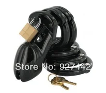 Free shipping black cb6000 male chastity device belt chastity cage sex toy