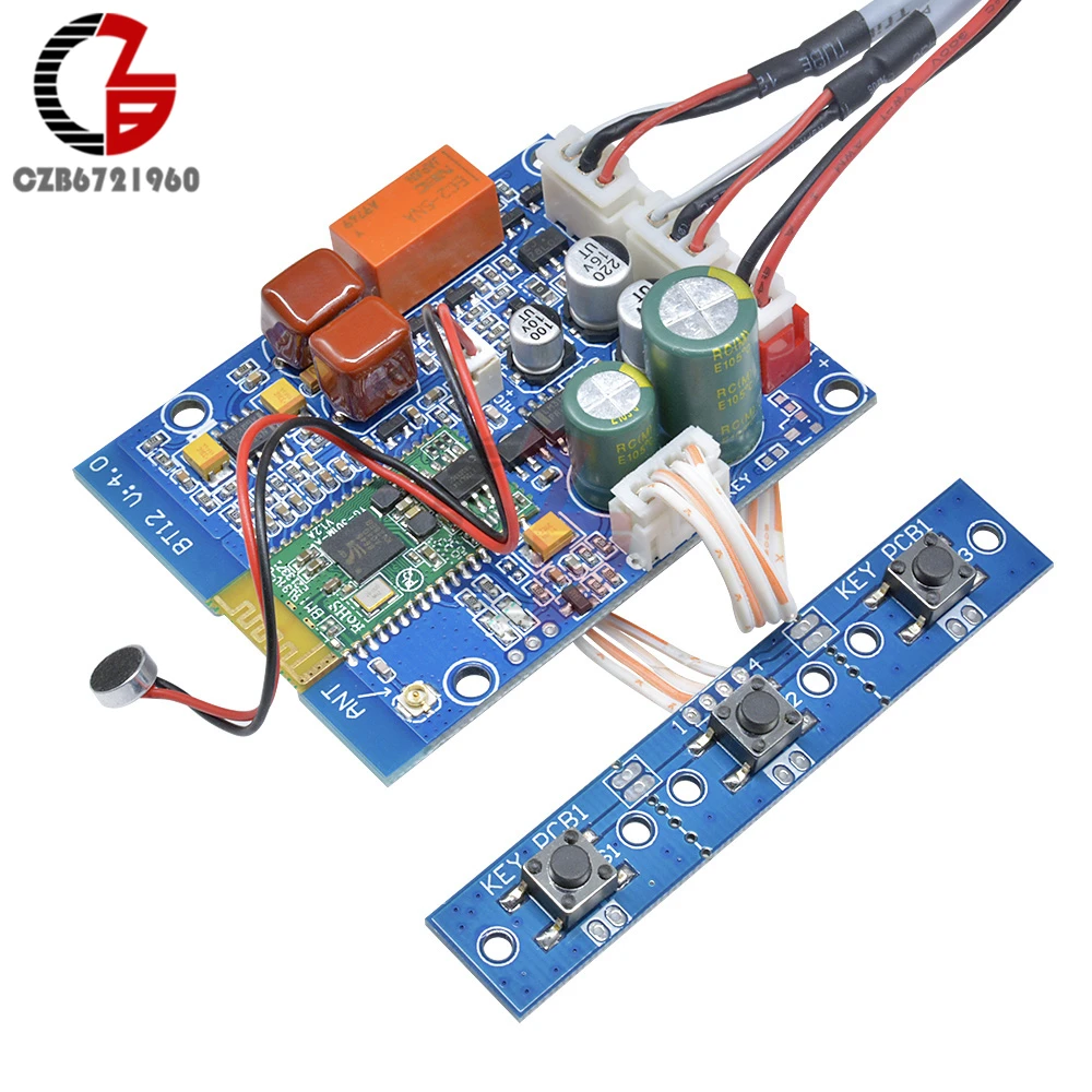 

Noise Cancellation CSR8645 Wireless Bluetooth 4.0 Audio Receiver Board HFP A2DP AVRCP APT-X Fast Charge for DIY Sound Box