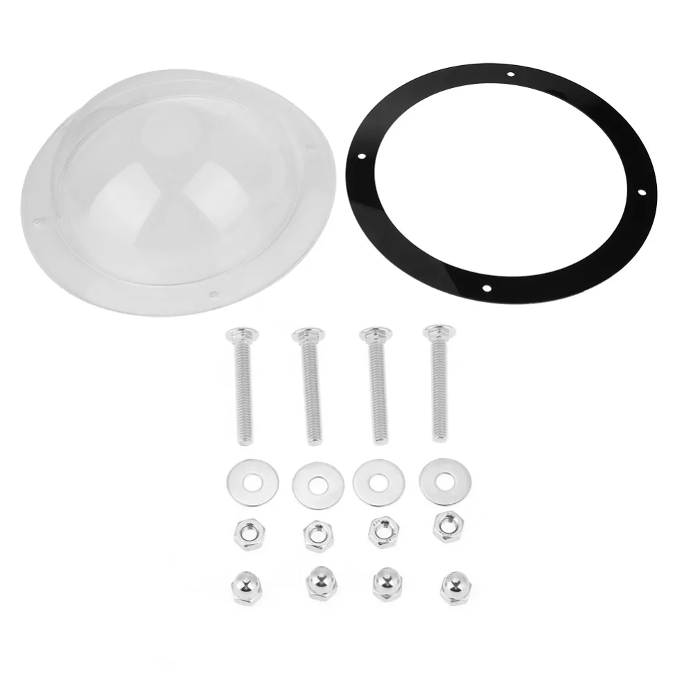 

Durable Acrylic Pet Sight Window Dome Insert Fence Clear Outside Landscape Viewer For Cats Dogs