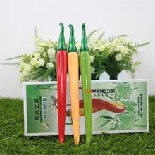 12 шт/партия милые студенческие подарки гелевые ручки перцы обычные ручки школьные офисные рекламные ручки оптом милые стационарные